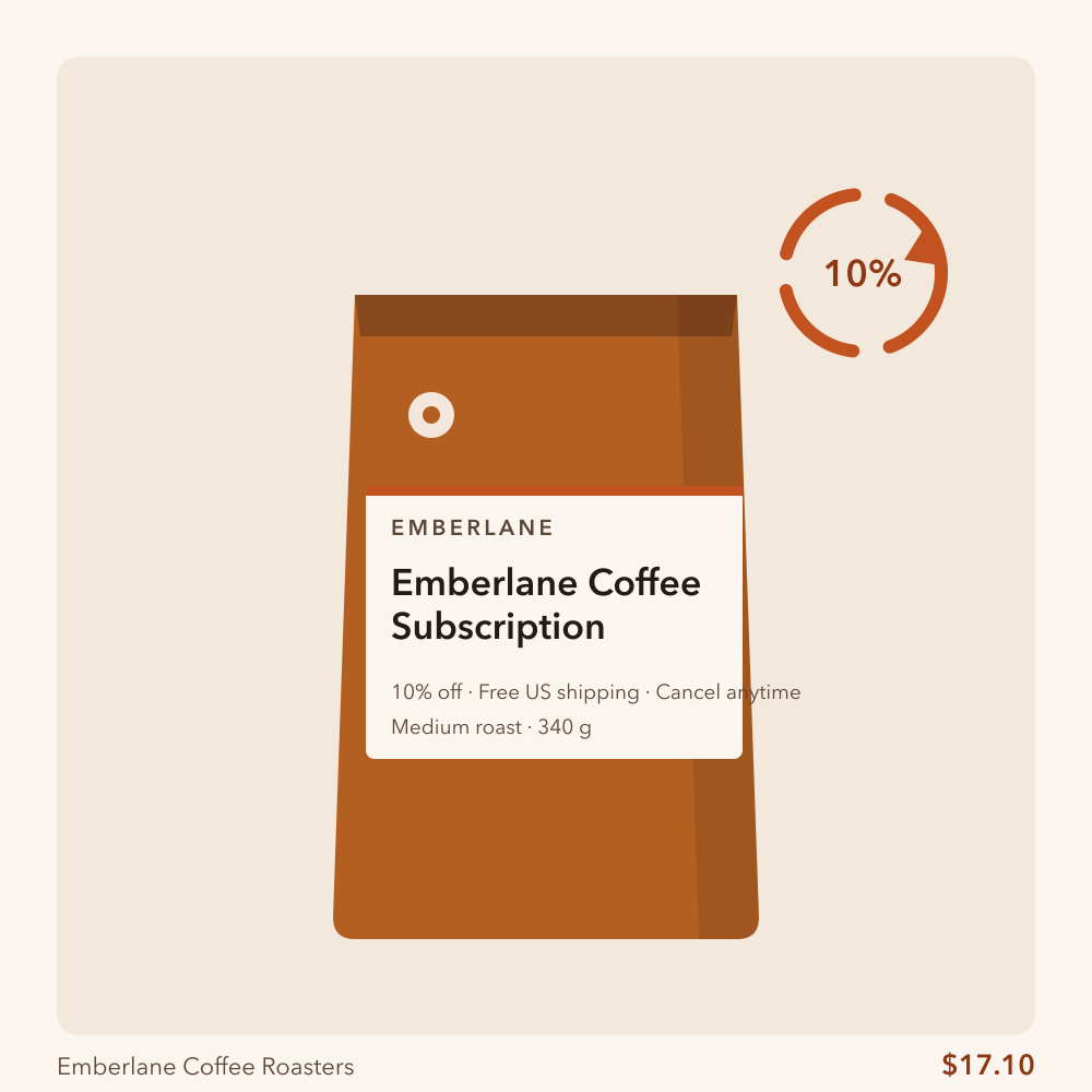 Emberlane Coffee Subscription